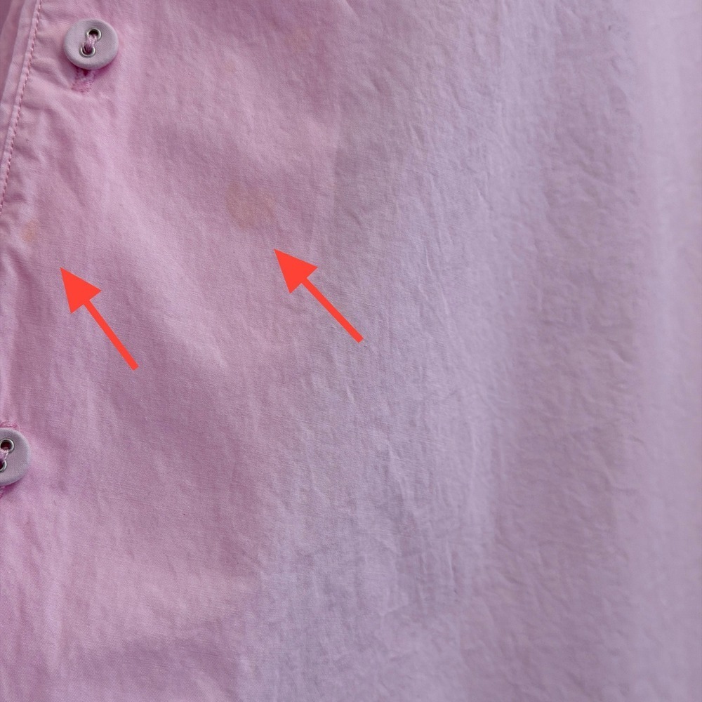 SKIMS Cotton Poplin Sleep Shirt Dress Baby Pink 4X Plus Long Sleeve Button Up - Picture 7 of 11